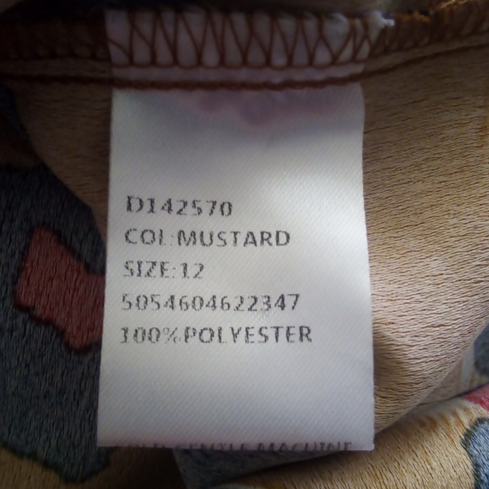 Stella Morgan animal print collared dress size UK 12 - Picture 5 of 5
